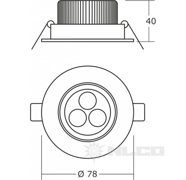 Светильник NLCO DRG8-44-C-57